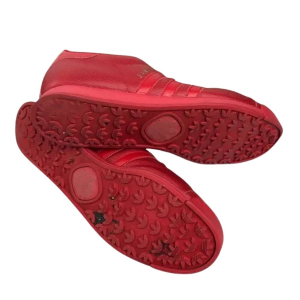 ADIDAS - Adidas Men’s Samoa Red Lace-up Sneakers Size 10.5 - Picture 4 of 7